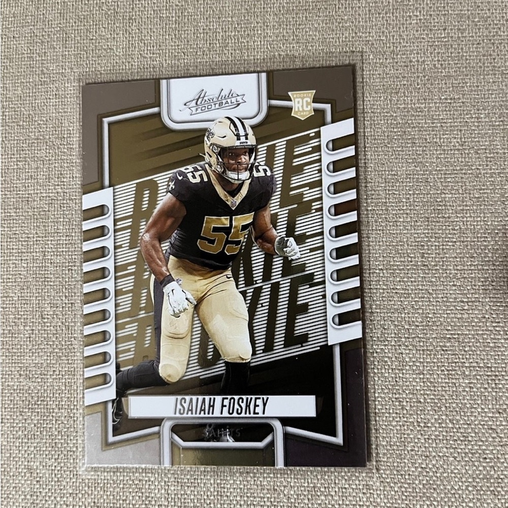 2023 Panini Absolute #166 Isaiah Foskey Base Rookie Card RC New Orleans Saints